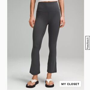 Lululemon gray Flared Leggings